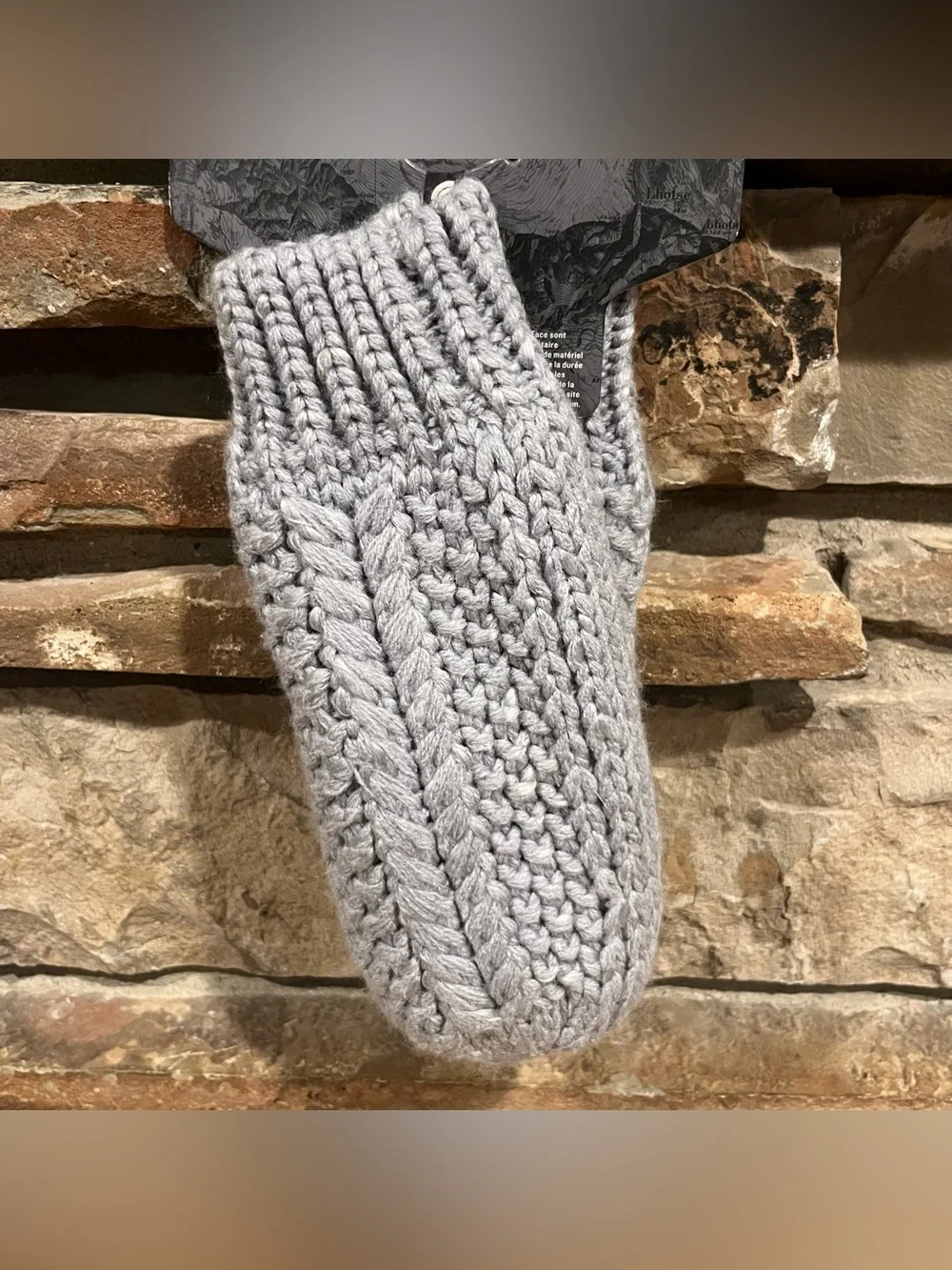 The North Face Cable Minna Mitt in Gray